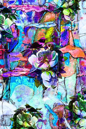 欧式抽象印花华亿平台图片