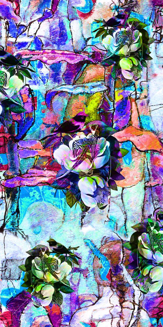 欧式抽象印花华亿平台图片