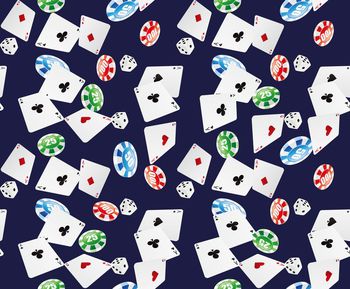 436680-时尚3D立体空间扑克牌赌注印花2