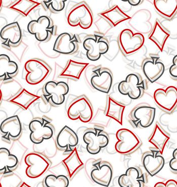 436684-时尚3D立体扑克牌标志数码印花