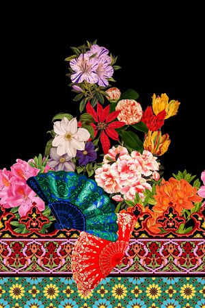 民族风印花华亿平台图片