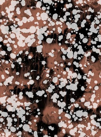 抽象水墨印花华亿平台图片