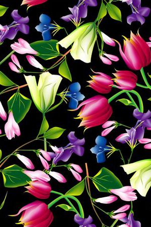 抽象印花华亿平台图片