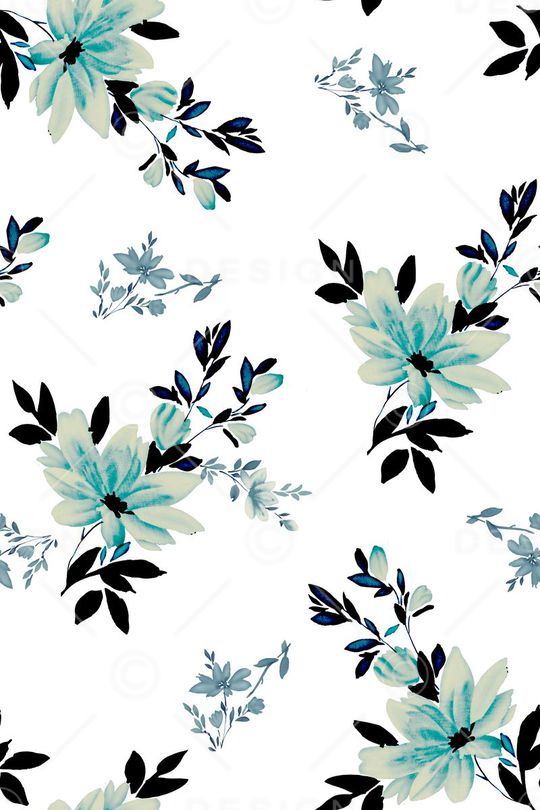 L.D~花卉印花华亿平台图片