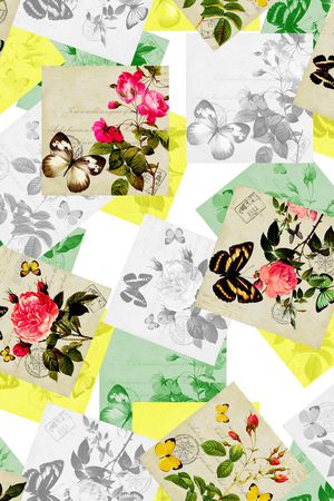 复古印花华亿平台图片