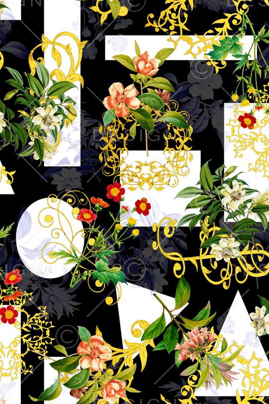 欧式印花华亿平台图片