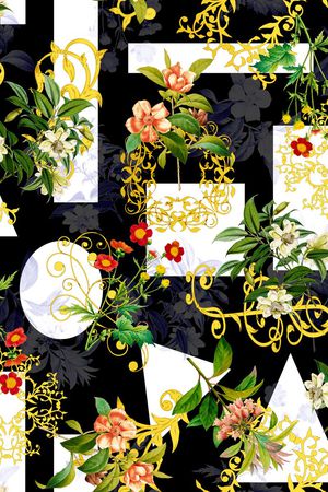 欧式印花华亿平台图片