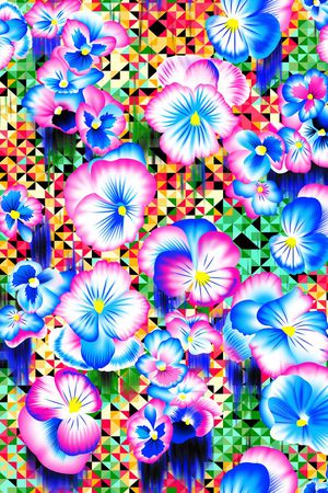 流行时尚印花华亿平台图片