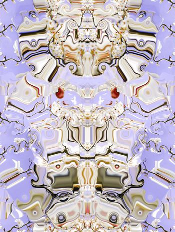 436920-解构波纹浪漫樱花自由条纹花卉组合男