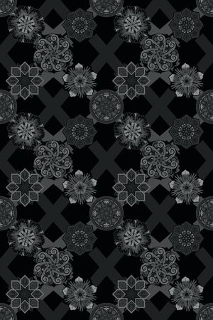 传统小清新印花华亿平台图片