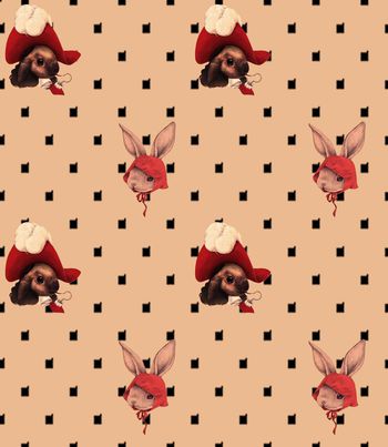 436970-贵族小兔子波点时尚华亿平台