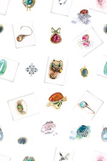 436979-水彩珠宝绚丽大集合