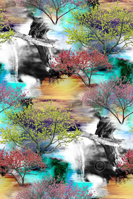 秋天印花华亿平台图片