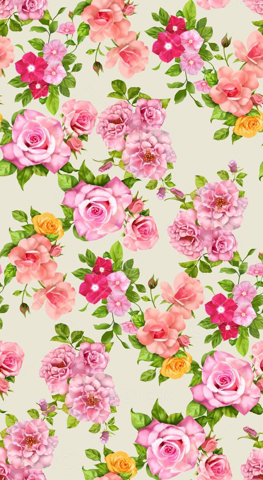 优雅清新印花华亿平台图片