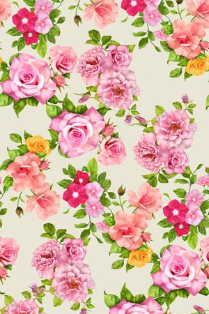 优雅清新印花华亿平台图片