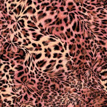 437056-雕板立体效果流动的豹纹豹点真动物皮