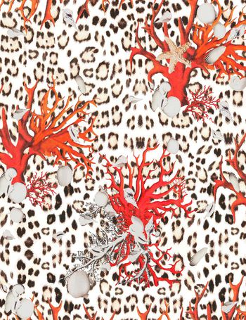 豹纹印花华亿平台图片