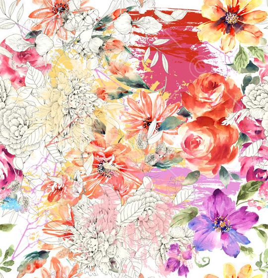 抽象印花华亿平台图片