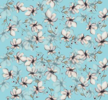 437177-时尚清新简约小花