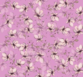 437178-时尚清新简约小花