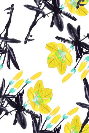 泼墨印花华亿平台图片