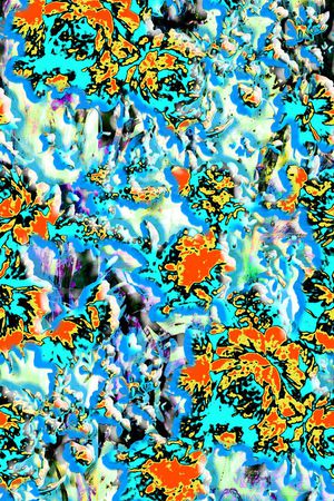 抽闲大气几何印花华亿平台图片