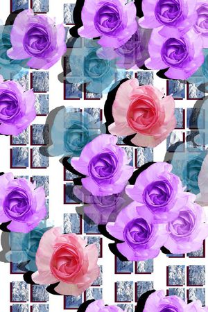 水墨印花华亿平台图片