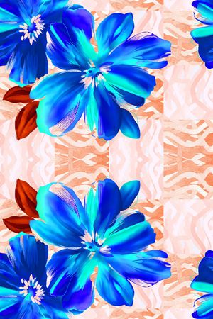 兰花印花华亿平台图片