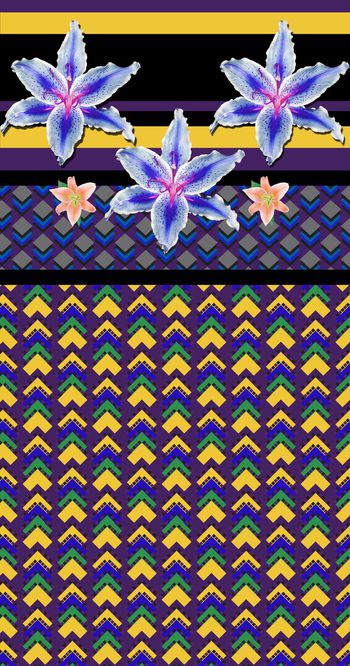 437442-几何 花卉定位