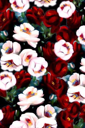 手绘印花华亿平台图片