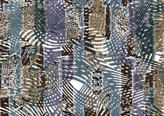 扭曲印花华亿平台图片