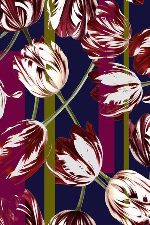 大牌秀场印花华亿平台图片