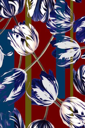 大牌秀场印花华亿平台图片