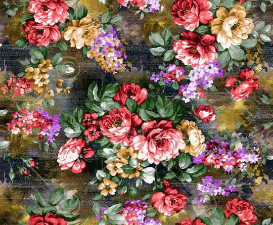 时尚面料华亿平台 数码印花 流行华亿平台印花华亿平台图片