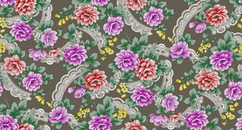 437597-时尚面料华亿平台 数码印花 流行华亿平台