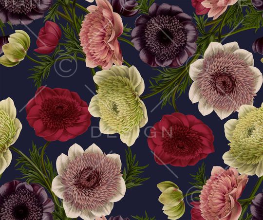 复古印花华亿平台图片