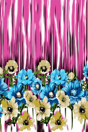 时尚面料华亿平台 数码印花 流行华亿平台印花华亿平台图片