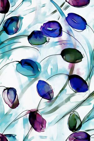 手绘印花华亿平台图片