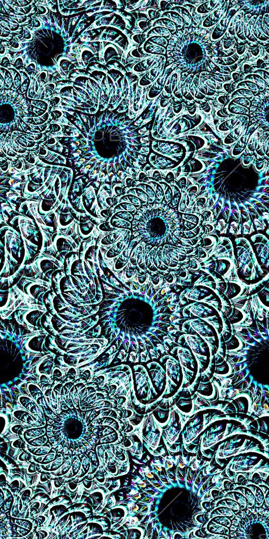 抽象螺旋印花华亿平台图片