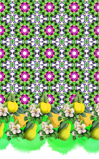 437968-民族风花纹水果定位