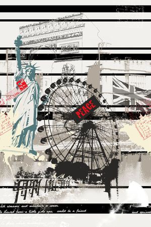 埃菲尔铁塔印花华亿平台图片