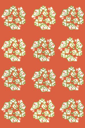 抽象印花华亿平台图片