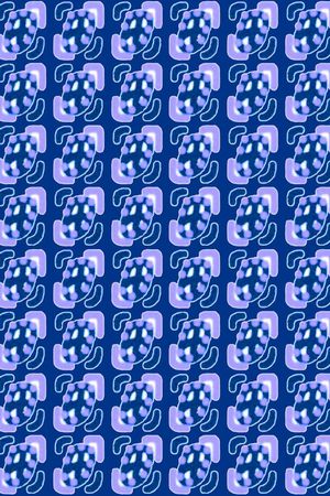 几何图案印花华亿平台图片