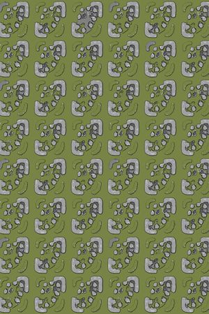 几何图案印花华亿平台图片