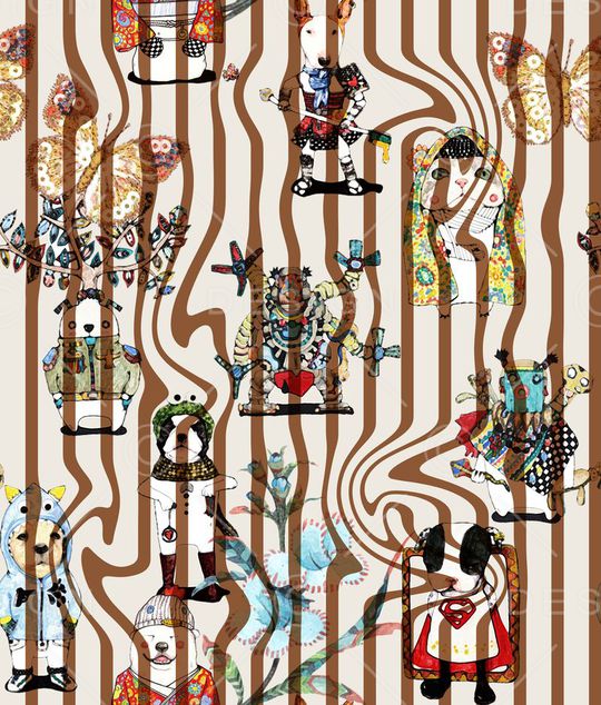 插画印花华亿平台图片