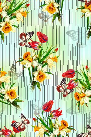 欧式花卉印花华亿平台图片