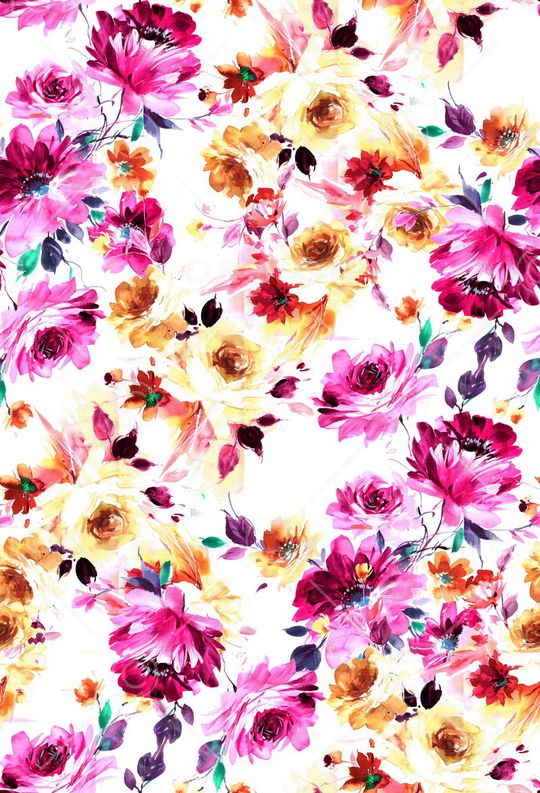 抽象花卉印花华亿平台图片