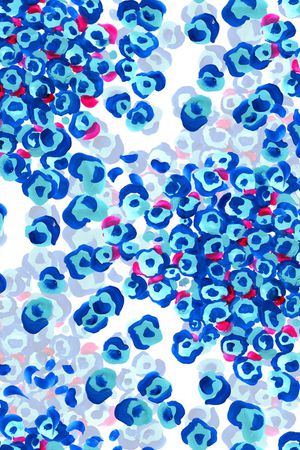 时尚水彩印花华亿平台图片