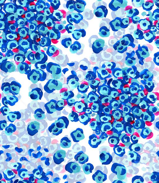 时尚水彩印花华亿平台图片