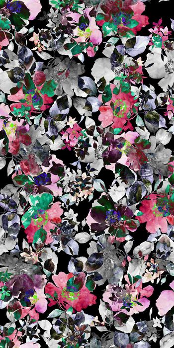 几何拼接印花华亿平台图片